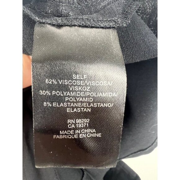 TIBI Oil Slick Ponte Skort, Black, Size 10, NWT! - Picture 6 of 7